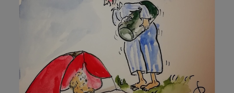 Karikatur von Purgi